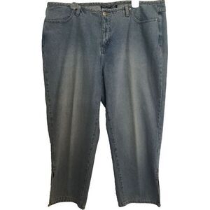 Vintage NWT Venezia Woman's Capri Light‎ Ash Blue Wash  Jeans  Size 20